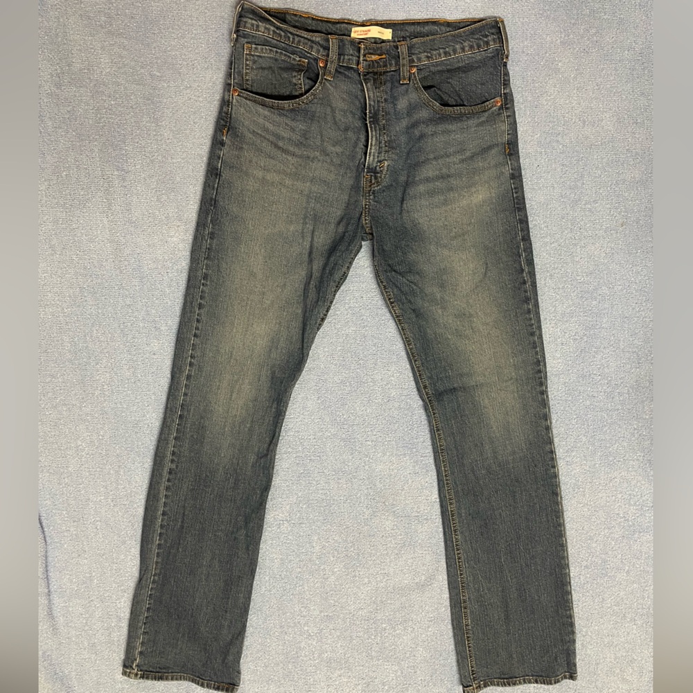 Signature by Levi Strauss Men's Bootcut Jeans - Faded Blue Denim
